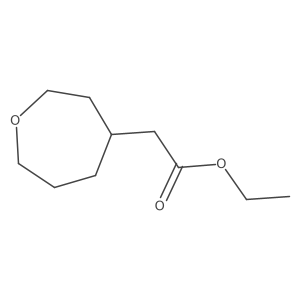 Ethyl 2-(oxepan-4-yl)acetate Structure