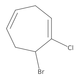 7-Bromo-1-chloro-1,4-cycloheptadiene结构式