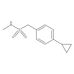 1-(4-cyclopropylphenyl)-N-methylmethanesulfonamide结构式