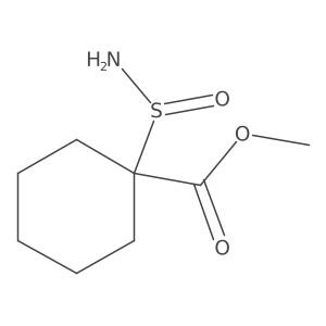 Methyl 1-(aminosulfinyl)cyclohexane-1-carboxylate Structure