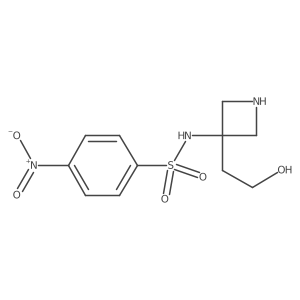 N-[3-(2-hydroxyethyl)azetidin-3-yl]-4-nitrobenzene-1-sulfonamide Structure