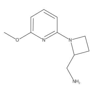 [1-(6-Methoxypyridin-2-yl)azetidin-2-yl]methanamine结构式