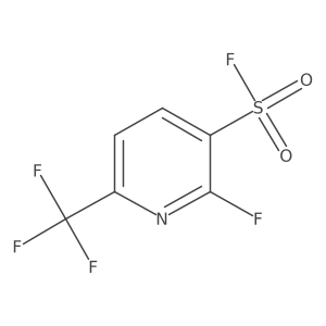 2-Fluoro-6-(trifluoromethyl)pyridine-3-sulfonyl fluoride Structure