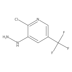2-Chloro-3-hydrazinyl-5-(trifluoromethyl)pyridine Structure