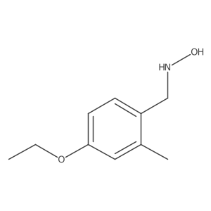N-[(4-ethoxy-2-methylphenyl)methyl]hydroxylamine Structure