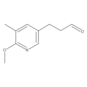 3-(6-Methoxy-5-methylpyridin-3-yl)propanal结构式