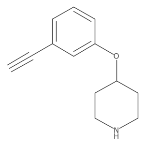 4-(3-Ethynylphenoxy)piperidine Structure