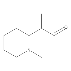2-(1-Methylpiperidin-2-yl)propanal结构式