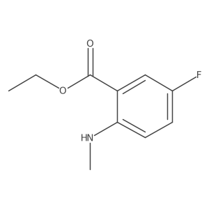 Ethyl 5-fluoro-2-(methylamino)benzoate Structure