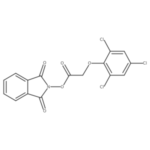 1,3-Dihydro-1,3-dioxo-2H-isoindol-2-yl 2-(2,4,6-trichlorophenoxy)acetate Structure