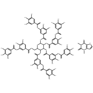 Theophylline tannate Structure