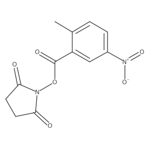 2-Methyl-5-nitro-benzoic acid 2,5-dioxo-pyrrolidin-1-yl ester结构式