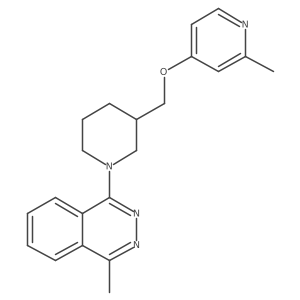 1-Methyl-4-(3-{[(2-methylpyridin-4-yl)oxy]methyl}piperidin-1-yl)phthalazine Structure