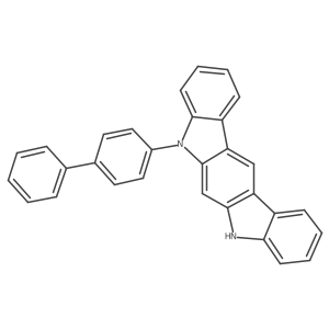 5-([1,1'-Biphenyl]-4-yl)-5,7-dihydroindolo[2,3-b]carbazole Structure