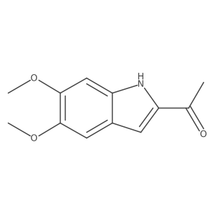 1-(5,6-Dimethoxy-1H-indol-2-yl)ethan-1-one Structure