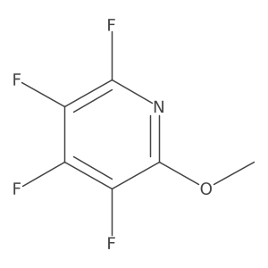 2,3,4,5-Tetrafluoro-6-methoxypyridine Structure