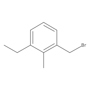 1-(Bromomethyl)-3-ethyl-2-methylbenzene结构式