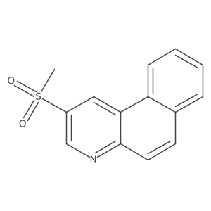 2-Methanesulfonylbenzo[f]quinoline结构式