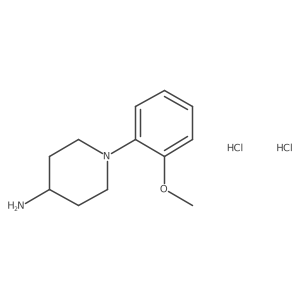 1-(2-Methoxyphenyl)piperidin-4-amine dihydrochloride结构式