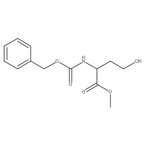 L-Homoserine, N-[(phenylmethoxy)carbonyl]-, methyl ester Structure