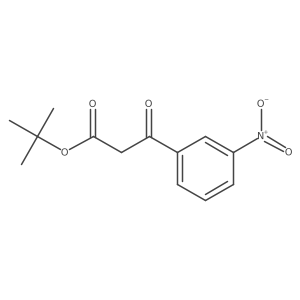 Tert-butyl 3-(3-nitrophenyl)-3-oxopropanoate Structure