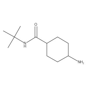 4-Amino-N-tert-butylcyclohexane-1-carboxamide结构式