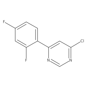 4-chloro-6-(2,4-difluorophenyl)pyrimidine Structure