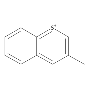 3-Methyl-1-benzothiopyrylium结构式
