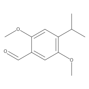 Benzaldehyde, 2,5-dimethoxy-4-(1-methylethyl)- Structure