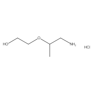 2-(2-Amino-1-methylethoxy)ethanol hydrochloride Structure