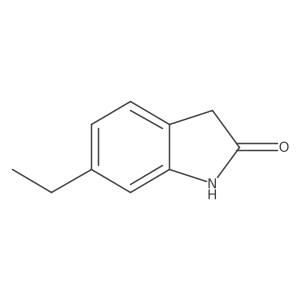 6-Ethyl-1,3-dihydroindol-2-one结构式