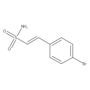 (E)-2-(4-Bromophenyl)ethene-1-sulfonamide Structure