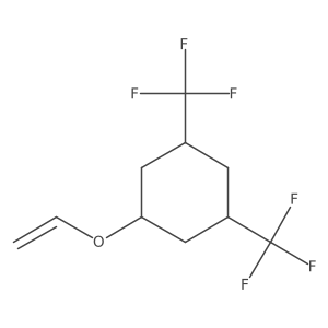 1-Ethenoxy-3,5-bis(trifluoromethyl)cyclohexane结构式