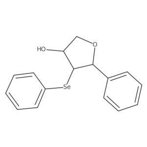 (3R,4R,5S)-Tetrahydro-5-phenyl-4-(phenylseleno)-3-furanol结构式