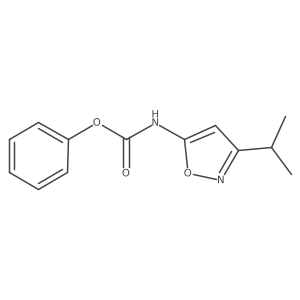 Phenyl 3-isopropylisoxazol-5-ylcarbamate结构式