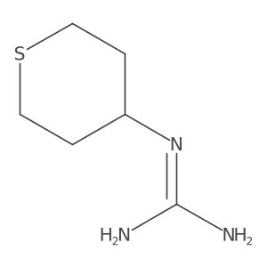 N-(tetrahydro-thiopyran-4-yl)-guanidine Structure
