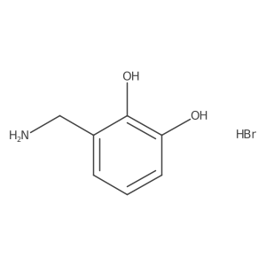 3-(Aminomethyl)-1,2-benzenediol HBr Structure