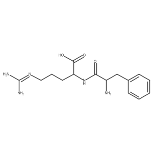 D-Phenylalanyl-N~5~-(diaminomethylidene)-D-ornithine Structure