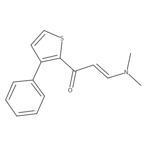 3-(Dimethylamino)-1-(3-phenylthiophen-2-yl)prop-2-en-1-one结构式