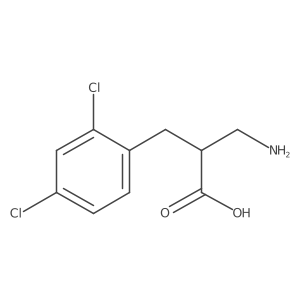 2-Aminomethyl-3-(2,4-dichloro-phenyl)-propionic acid Structure