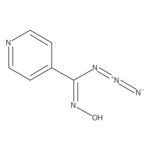 N-Hydroxy-4-pyridinecarboximidoyl azide结构式