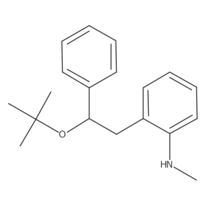 2-[(2S)-2-tert-Butoxy-2-phenylethyl]-N-methylaniline Structure