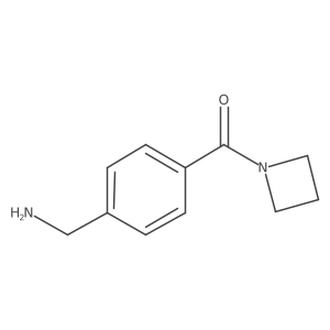 4-(Azetidinocarbonyl)benzylamine Structure