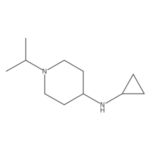 N-Cyclopropyl-1-isopropylpiperidin-4-amine Structure