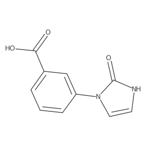 3-(2-Oxo-2,3-dihydro-imidazol-1-yl)-benzoic acid结构式