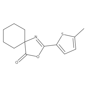 2-(5-Methyl-2-thienyl)-3-oxa-1-azaspiro[4.5]dec-1-en-4-one Structure