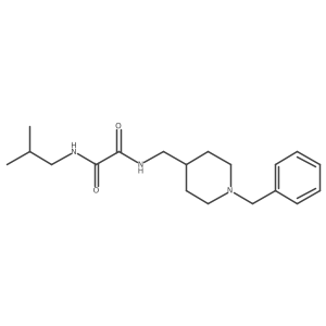 N1-((1-benzylpiperidin-4-yl)methyl)-N2-isobutyloxalamide Structure