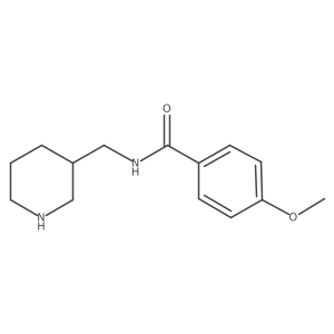 4-Methoxy-N-(piperidin-3-ylmethyl)benzamide Structure