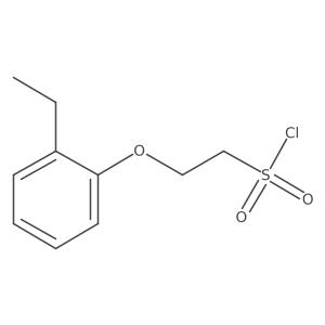 2-(2-Ethylphenoxy)ethane-1-sulfonyl chloride结构式