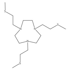 1,4,7-Tris(2-(methylthio)ethyl)-1,4,7-triazonane结构式